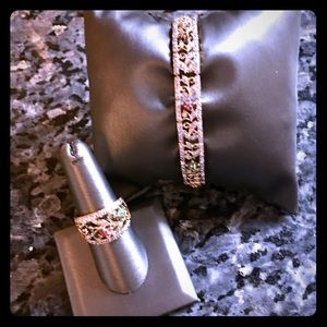 Delicate Flower Bracelet & Ring Set!! - SOLD!!!